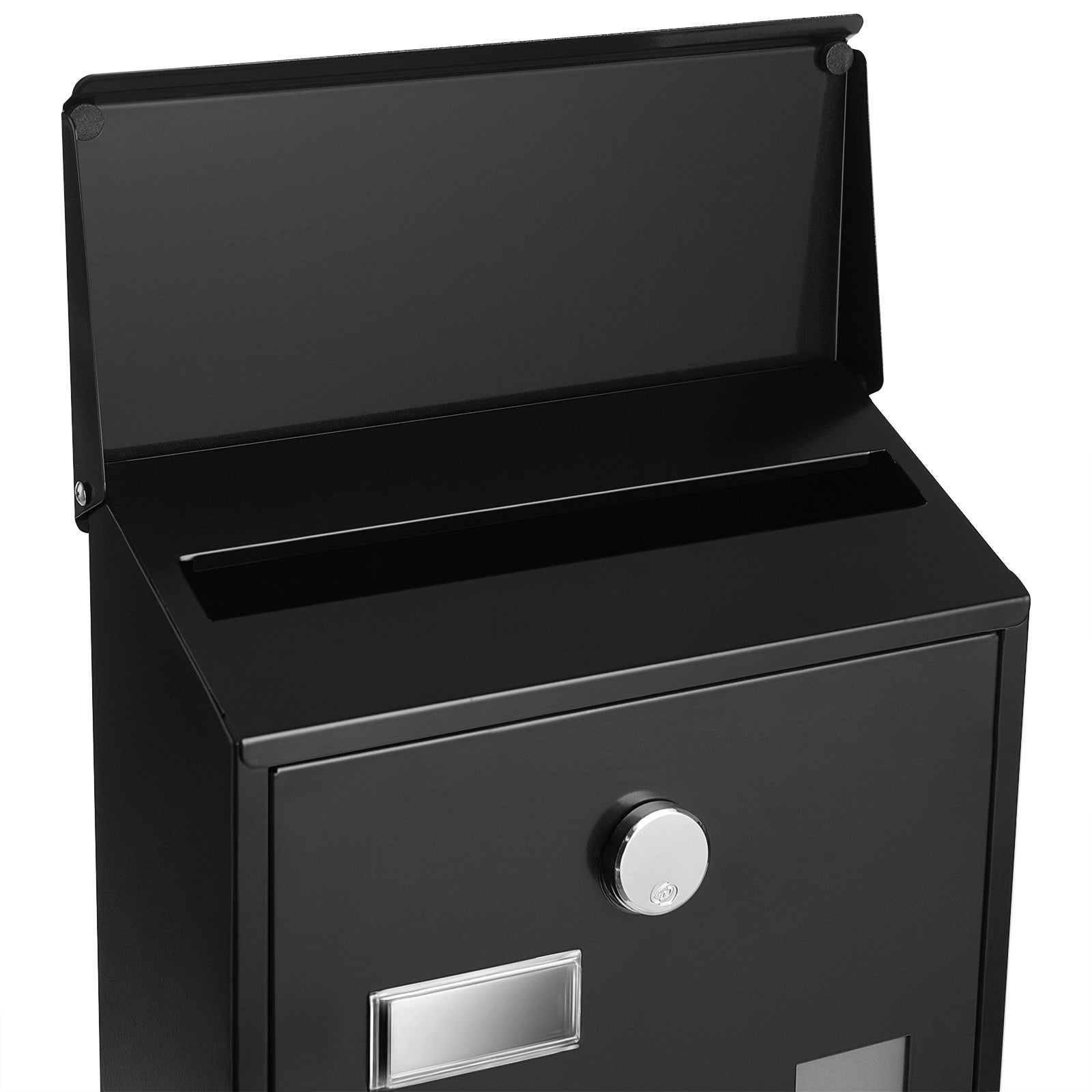 Wall-Mounted Post Letter Box - Copper Core - Black
