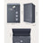 Wall-Mounted Mailbox - Copper Core - Black
