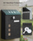 Wall-Mounted Mailbox - Copper Core - Black