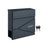 Lockable Wall-Mounted Mailbox - Steel - Anthracite Grey - Includes Newspaper Holder