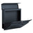Lockable Wall-Mounted Mailbox - Steel - Anthracite Grey - Includes Newspaper Holder