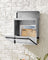 Wall-Mounted Mailbox - Stainless Steel - Black - Lockable with Newspaper Holder