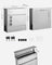 Wall-Mounted Mailbox - Stainless Steel - Black - Lockable with Newspaper Holder