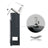 Large Wall-Mounted Locking Mailbox - Stainless Steel - Silver - with Viewing Windows and Keys