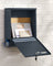Wall-Mounted Letter Box - Metal - Anthracite Grey - Secure with Viewing Window and Newspaper Holder