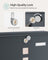 Wall-Mounted Mailbox - Metal - Anthracite Grey - Capped Lock with Copper Core and Newspaper Holder