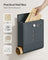 Wall-Mounted Mailbox - Metal - Anthracite Grey - Capped Lock with Copper Core and Newspaper Holder