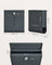 Wall-Mounted Mailbox - Metal - Anthracite Grey - Capped Lock with Copper Core and Newspaper Holder