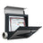 Lockable Wall-Mounted Mailbox - Steel - Anthracite Grey - with Newspaper Holder