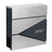 Lockable Wall-Mounted Mailbox - Steel - Anthracite Grey - with Newspaper Holder