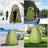 Portable Pop-Up Tent - Fabric - Blue - Dressing Room Privacy Shelter for Outdoor Use