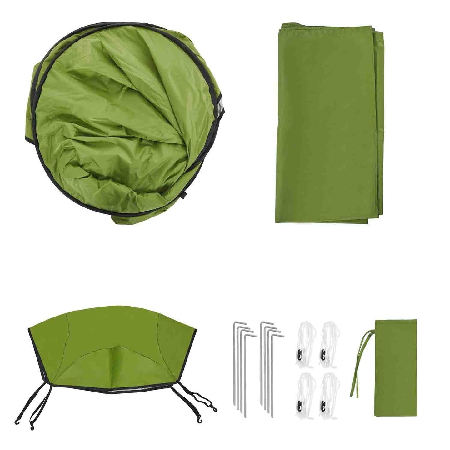 Portable Pop-Up Tent - Fabric - Blue - Dressing Room Privacy Shelter for Outdoor Use