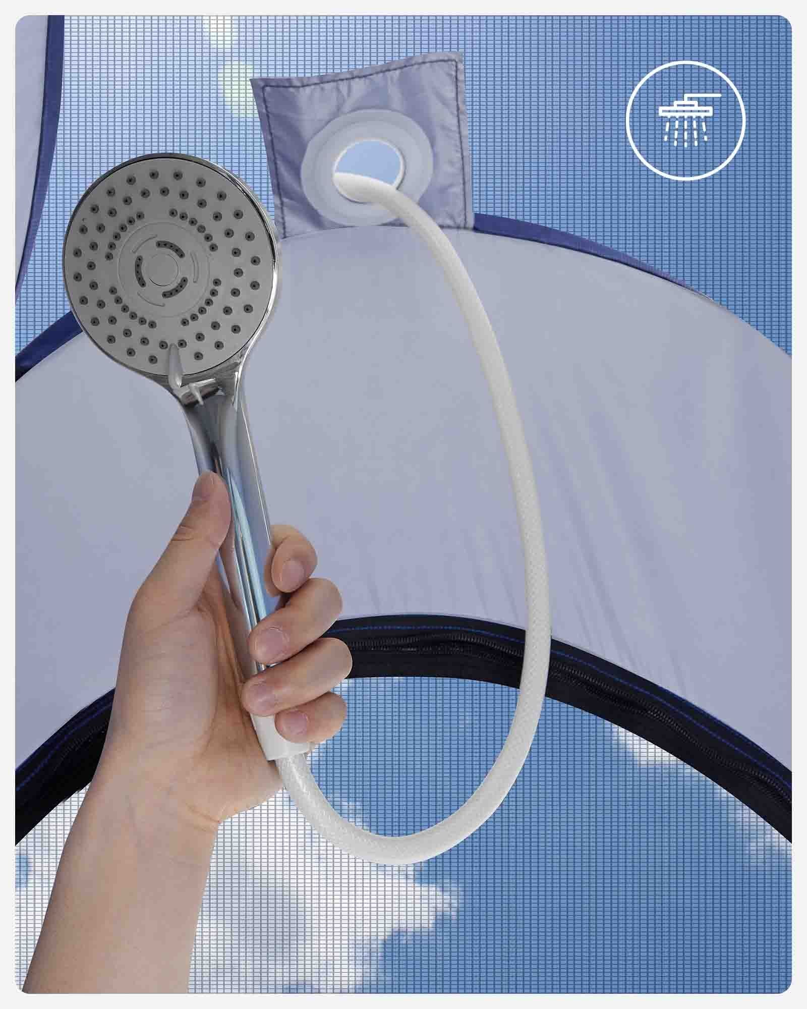 Privacy Tent - Portable Fabric - Blue - Pop-Up Design for Outdoor Use