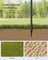 Garden Parasol - Fabric - Blue - UPF 50+ Sun Protection with Adjustable Height and Double-Side Tilt
