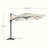 Cantilever Parasol - Fabric - Beige - 3 x 3 m