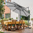 Patio Parasol - Fabric - Dove Grey - 3 m