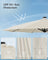 Garden Parasol Umbrella - Fabric - Multicolor - 28 Solar Powered LED Lights