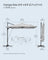 Cantilever Garden Parasol - Fabric - Dove Grey - UPF 50+