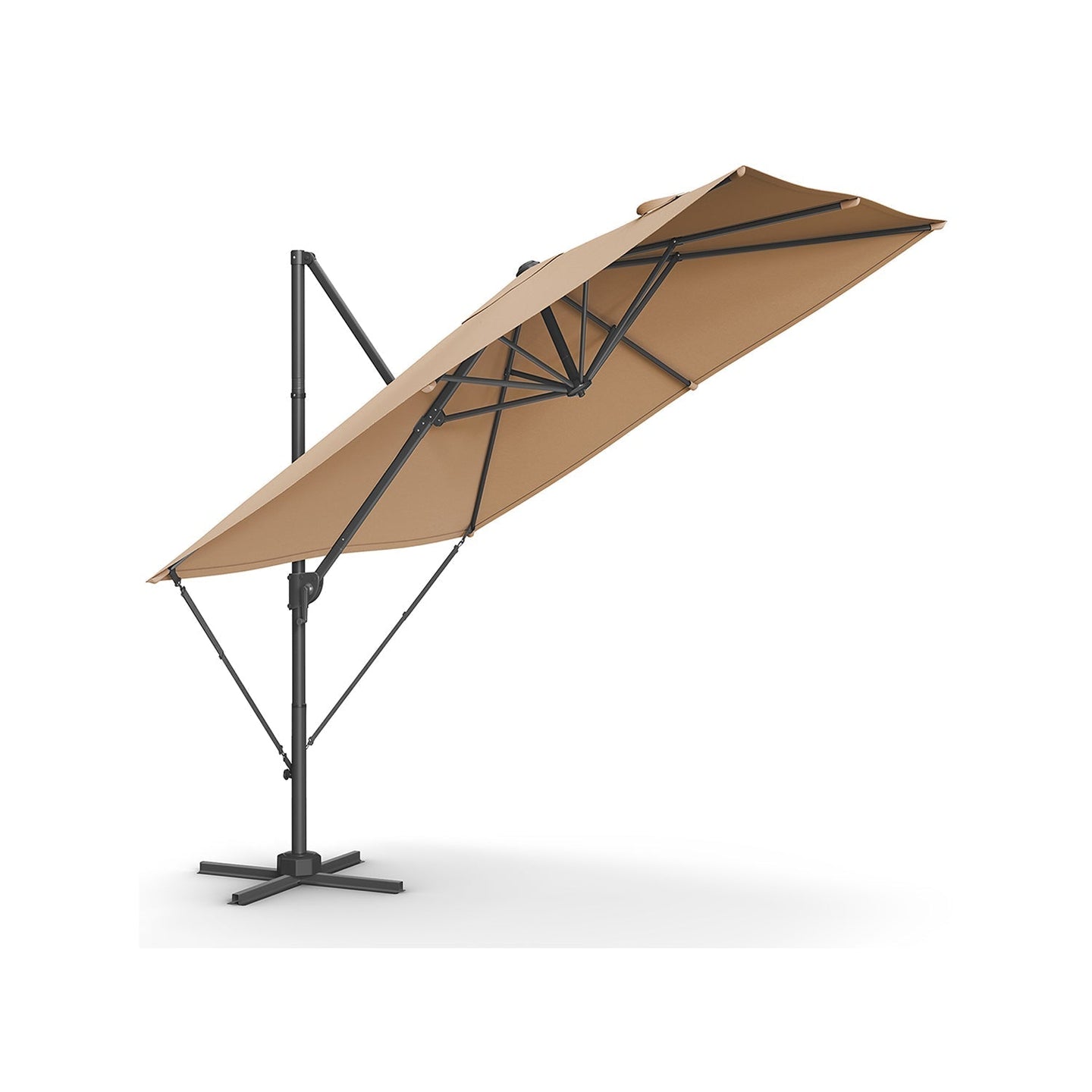 Cantilever Garden Parasol - 2.7 x 2.7 m - Fabric - UPF 50+