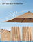 Cantilever Garden Parasol - Fabric - Camel Brown - UPF 50+