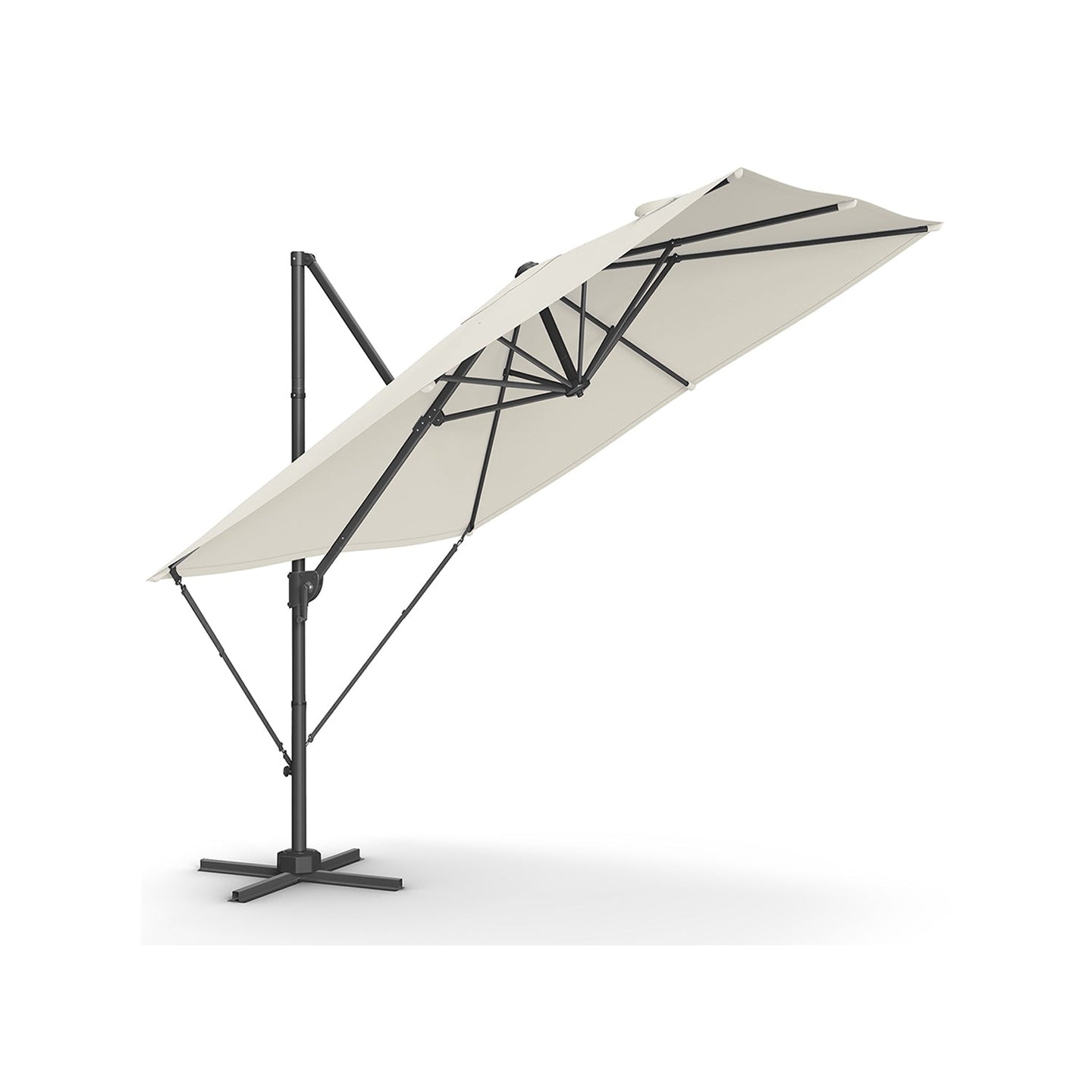 Cantilever Garden Parasol - 2.7 x 2.7 m - Fabric - UPF 50+