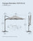 Garden Parasol - Fabric - Dove Grey - UPF 50+
