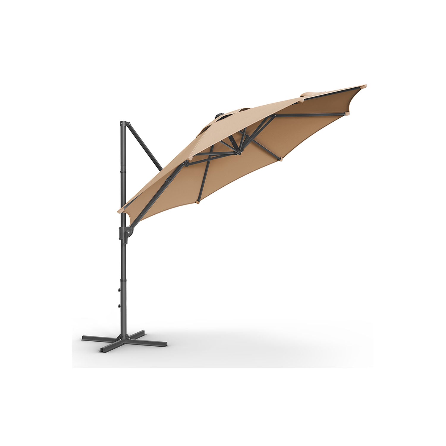 Garden Parasol - Fabric - Camel Brown - UPF 50+