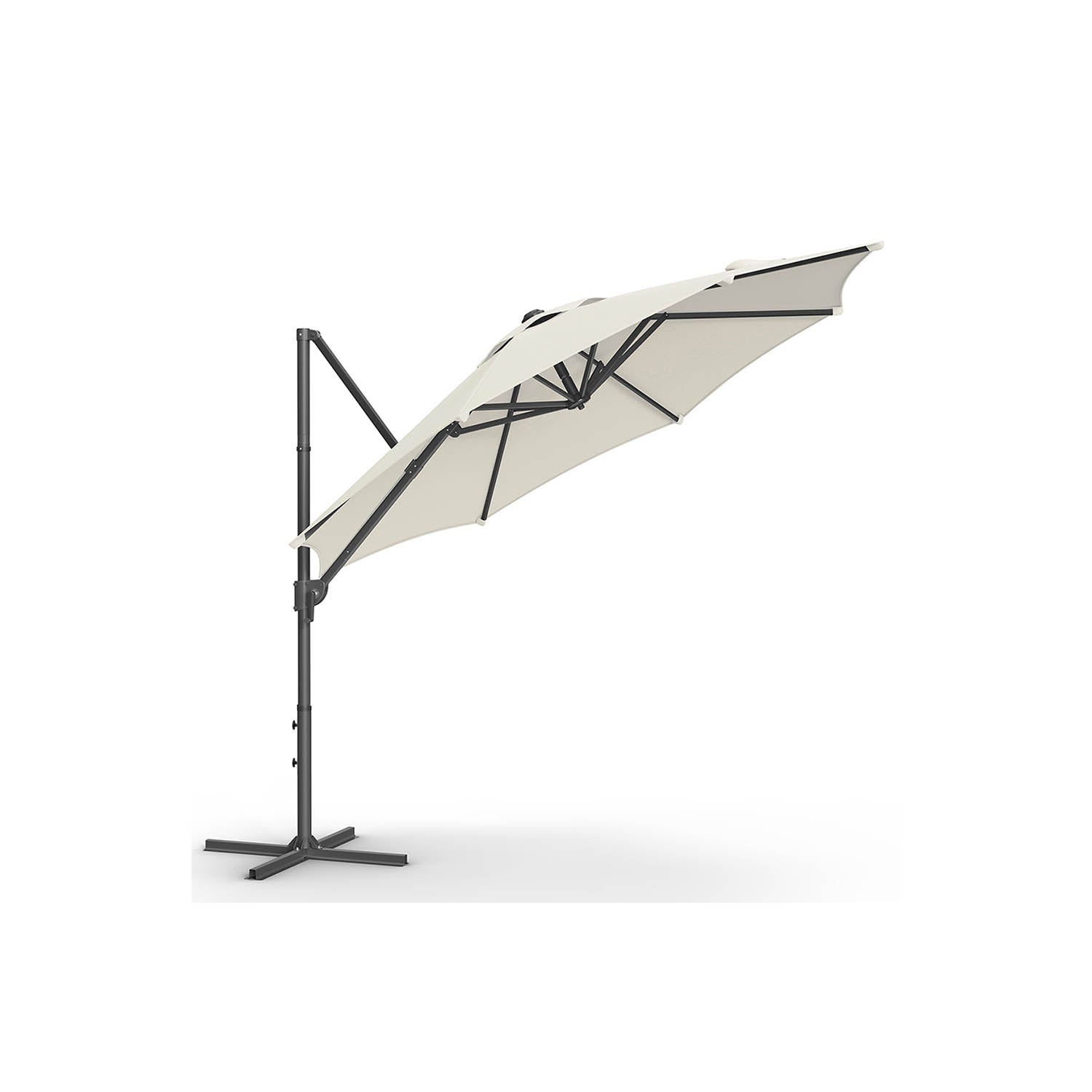 Garden Parasol - Fabric - Cream White - UPF 50+