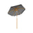 Wooden Patio Umbrella - Wood - Beige - UV Protection UPF 50+ with Tilt Feature
