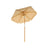 Garden Parasol - Wood - Beige - 2m with UPF 50+ Protection and Tilt Feature