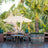 Garden Parasol - Beige - Wooden