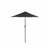 Adjustable Parasol Umbrella - Metal - Grey - 2 m with UPF 50+ Protection and Tiltable Feature