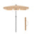 Rectangular Garden Parasol - Polyester - Taupe