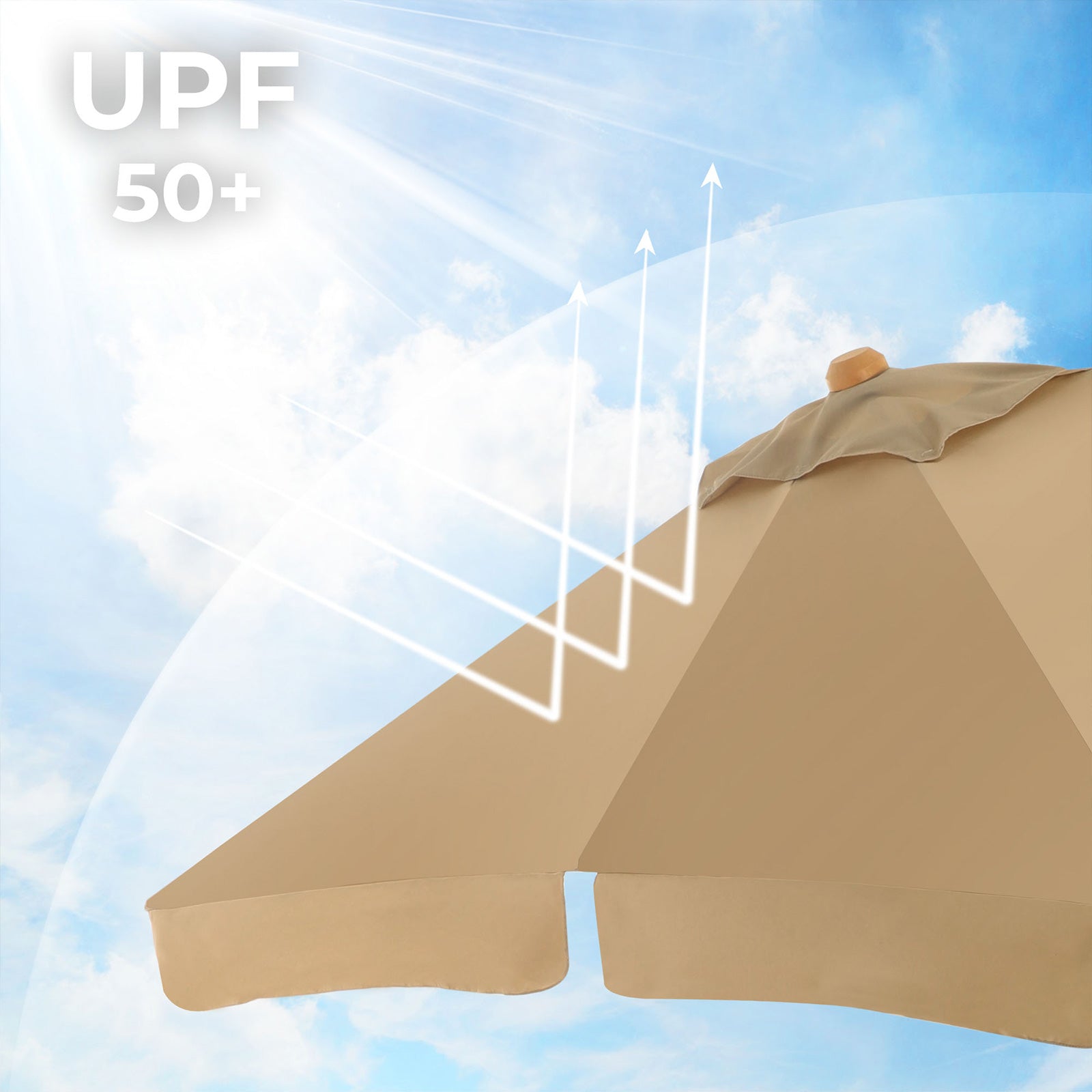 Rectangular Parasol - Wooden