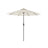Garden Parasol Umbrella - Polyester - Grey - UPF 50+