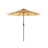 Garden Parasol Umbrella - Polyester - Grey - UPF 50+