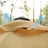 Garden Parasol Umbrella - Polyester - Grey - 2.7 m with Tilt and Crank Mechanism