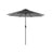 Garden Parasol Umbrella - Polyester - Grey - UPF 50+