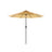 Patio Parasol - Polyester - Beige - Octagonal Canopy with Tilt and Crank Mechanism