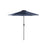 Patio Parasol - Polyester - Beige - Octagonal Canopy with Tilt and Crank Mechanism