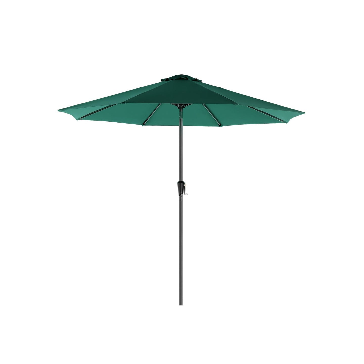 Patio Parasol - Polyester - Beige - Octagonal Canopy with Tilt and Crank Mechanism