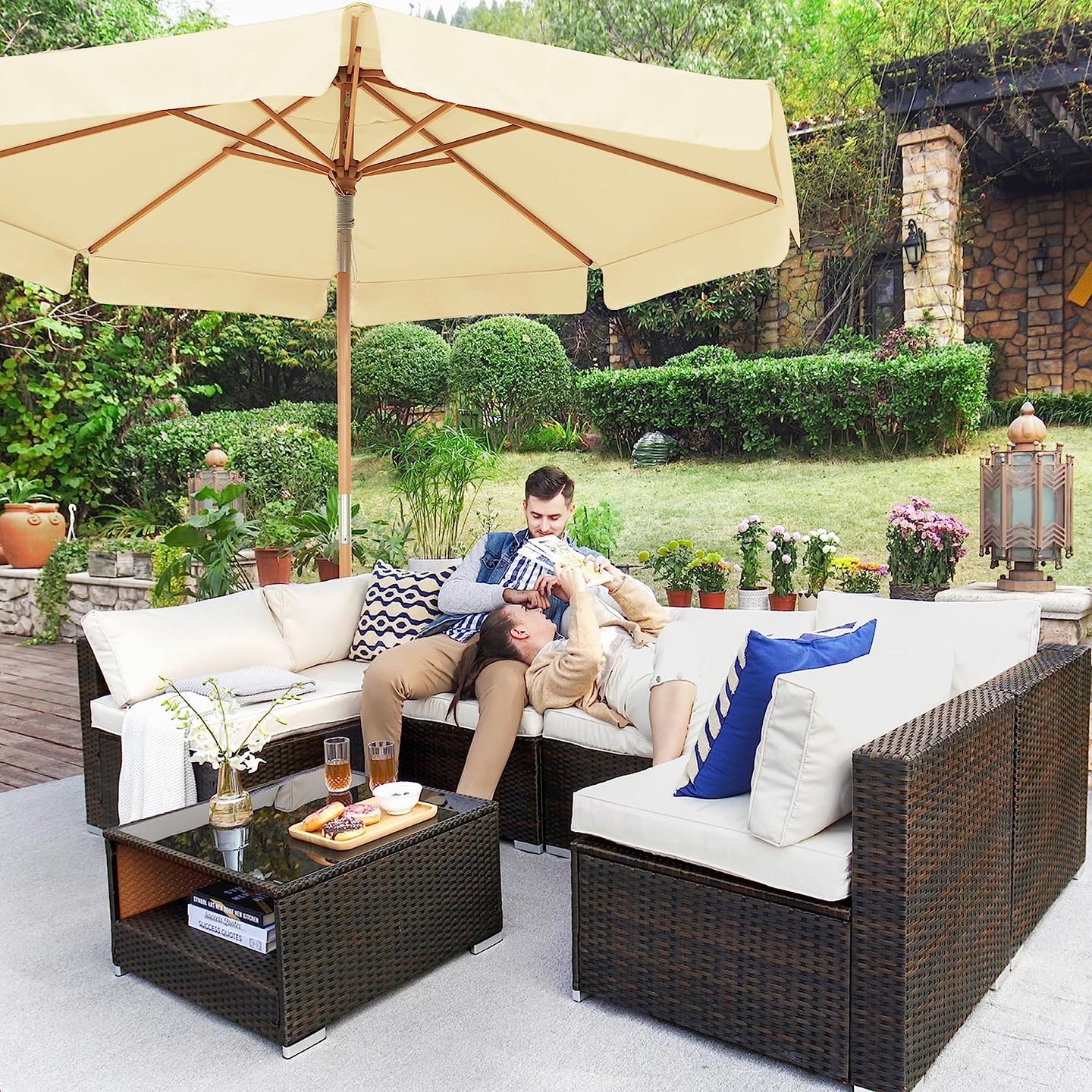 Garden Umbrella - Wooden