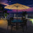 Garden Parasol - Fabric - Taupe