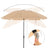 Beach Umbrella - Polyester - Taupe