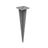 Metal Post Anchor - Steel - Grey - Drive-in Ground Anchor 46 x 11.5 x 11.5 cm