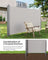 Metal Post Anchor - Steel - Grey - Drive-in Ground Anchor 46 x 11.5 x 11.5 cm