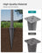 Metal Post Anchor - Steel - Grey - Drive-in Ground Anchor 46 x 11.5 x 11.5 cm