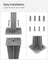 Metal Post Anchor - Steel - Grey - Drive-in Ground Anchor 46 x 11.5 x 11.5 cm