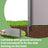 Support Post - Aluminum - Grey - Wall-Mounting-Free Design