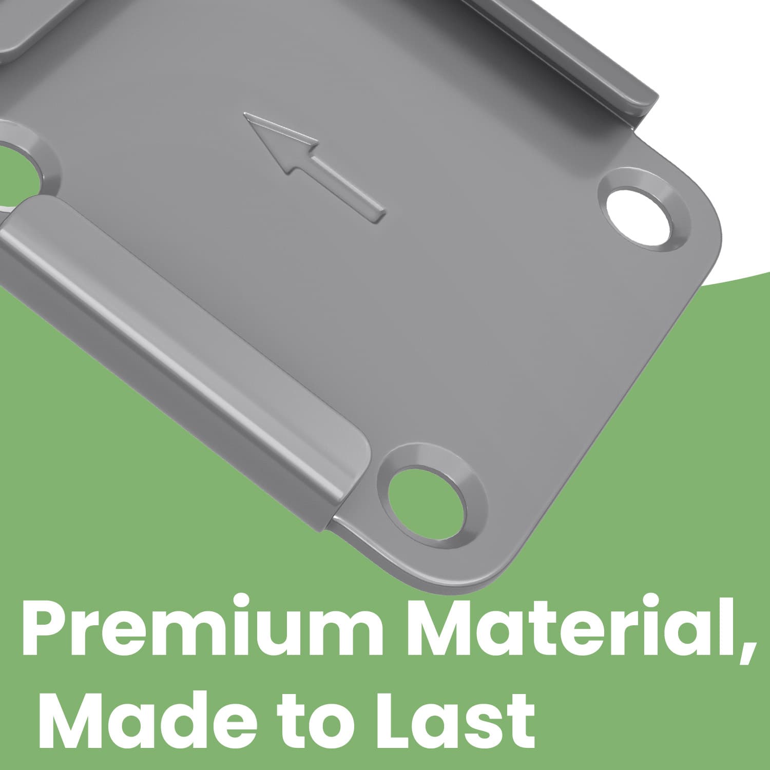Ground Bracket - Metal with Plastic Cover - Grey - Compatible with Aluminium Side Shades